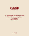 LUNCH (5 personas)